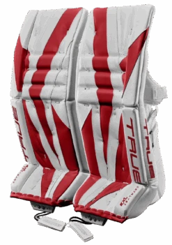True Hockey True Catalyst 7X3 Intermediate Goalie Pads 11 True Hockey True Catalyst 7X3 Intermediate Goalie Pads -Pro Hockey Gear 2023 Hockey Catalyst GoaliePads 7X3 WhiteRed 2
