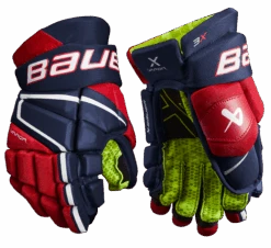 Bauer Vapor 3X Junior Hockey Gloves 16 Bauer Vapor 3X Junior Hockey Gloves -Pro Hockey Gear 3X JR FRONT NRW2
