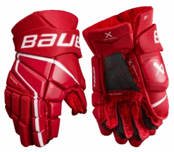 Bauer Vapor 3X Intermediate Hockey Gloves 21 Bauer Vapor 3X Intermediate Hockey Gloves -Pro Hockey Gear 3X SR FRONT RED2 aad738a5 bcda 41b8 b600 e08de21139e5