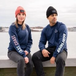 Bauer X East Coast Lifestyle Long Sleeve T-Shirt 9 Bauer X East Coast Lifestyle Long Sleeve T-Shirt -Pro Hockey Gear 631069 BLU 02
