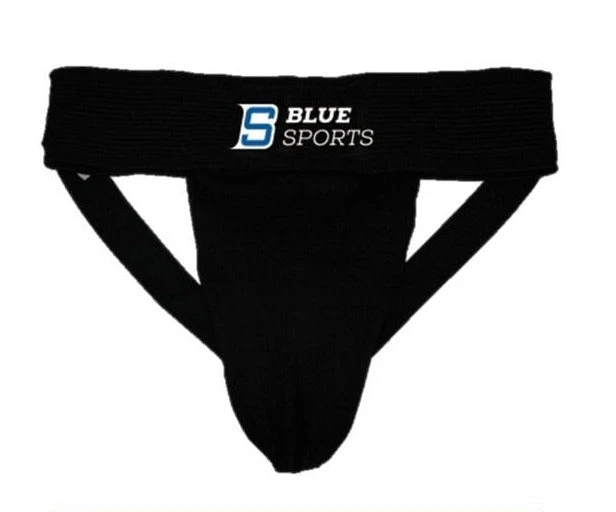 Blue Sports Deluxe Support With Cup Junior 3 Blue Sports Deluxe Support With Cup Junior