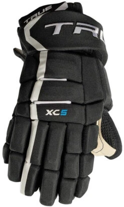 True Hockey True XC5 2020 Senior Hockey Gloves -Pro Hockey Gear B2RAssets 770x1206 black