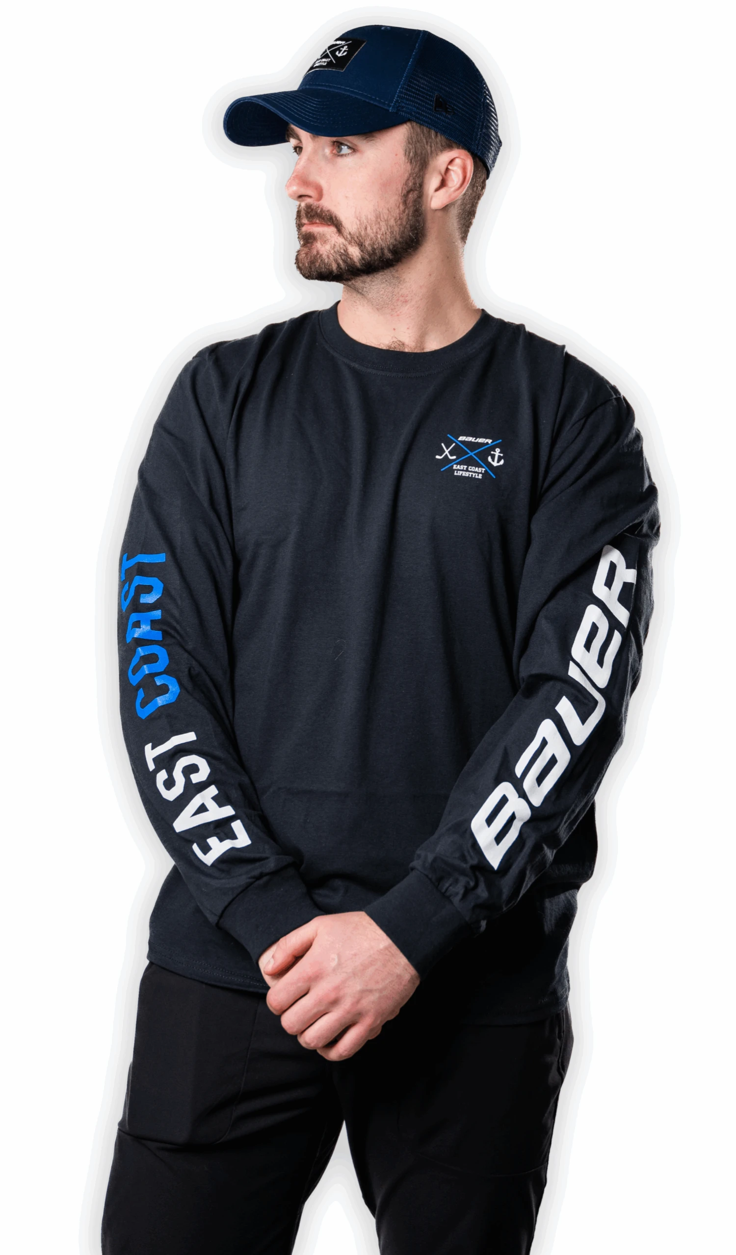Bauer X East Coast Lifestyle Long Sleeve T-Shirt 3 Bauer X East Coast Lifestyle Long Sleeve T-Shirt