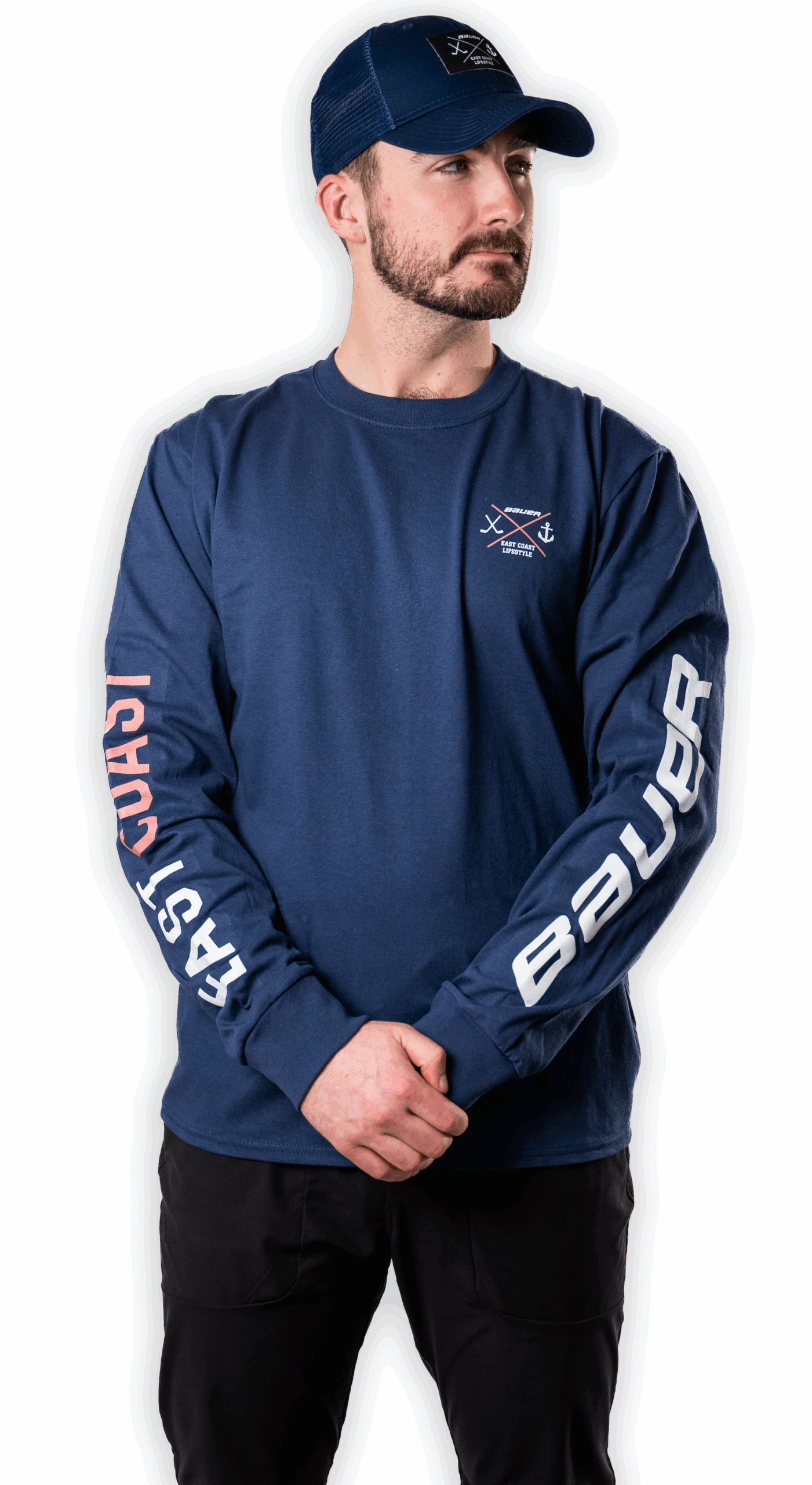 Bauer X East Coast Lifestyle Long Sleeve T-Shirt 4 Bauer X East Coast Lifestyle Long Sleeve T-Shirt - Image 2
