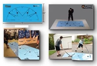 Blue Sports Stickhandling And Shooting Attack Pad 3 Blue Sports Stickhandling And Shooting Attack Pad