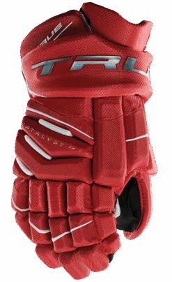 True Hockey True Catalyst 7X Junior Hockey Gloves 17 True Hockey True Catalyst 7X Junior Hockey Gloves -Pro Hockey Gear CT7xGlove Red