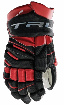 True Hockey True Catalyst 9X Junior Hockey Gloves 15 True Hockey True Catalyst 9X Junior Hockey Gloves -Pro Hockey Gear CT9xGlove Black Red 1