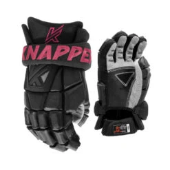 Knapper AK7 Ball Hockey Gloves -Pro Hockey Gear Knapper gants AK7 noir rose 900x 2787e387 8295 4d6f 8023 dfd6fab88377