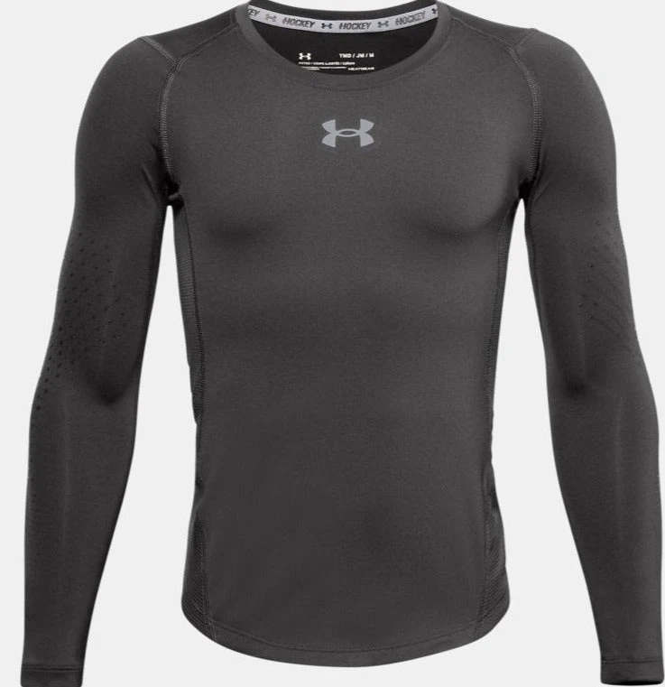 Under Armour Boys' Fitted Grippy Long Sleeve 3 Under Armour Boys' Fitted Grippy Long Sleeve