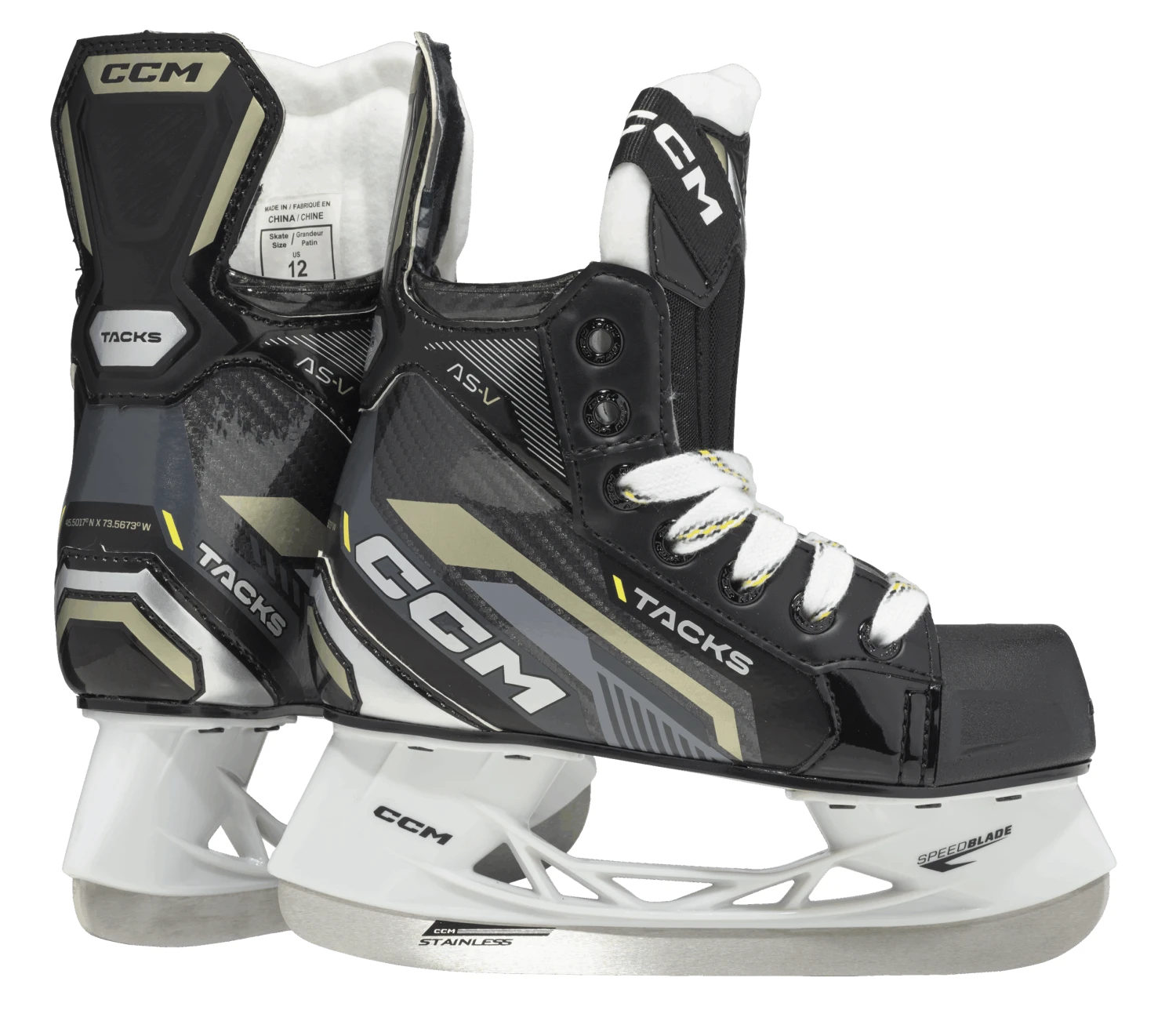 CCM Tacks AS-V Youth Hockey Skates 3 CCM Tacks AS-V Youth Hockey Skates