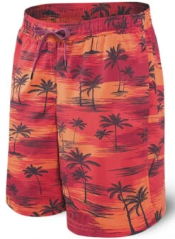 SAXX Cannonball 2n1 Short Red Palm Sunset
