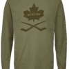 CCM Nostalgia Leaf Long Sleeve Tee Adult 2 CCM Nostalgia Leaf Long Sleeve Tee Adult -Pro Hockey Gear T6835 150