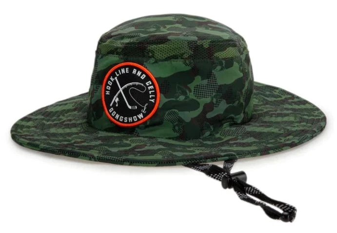 Gongshow What's Bitin' Camo Bucket Hat Adult 3 Gongshow What's Bitin' Camo Bucket Hat Adult