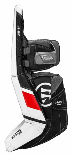 Warrior Ritual G5 Junior Goalie Pads (w/ Knee Pads) -Pro Hockey Gear g5jl0wbr war 07 i