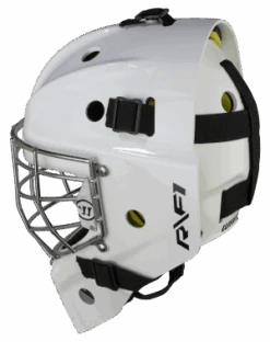 Warrior RF1 Junior Goalie Mask 10 Warrior RF1 Junior Goalie Mask -Pro Hockey Gear rf1jm0wh war 03 i