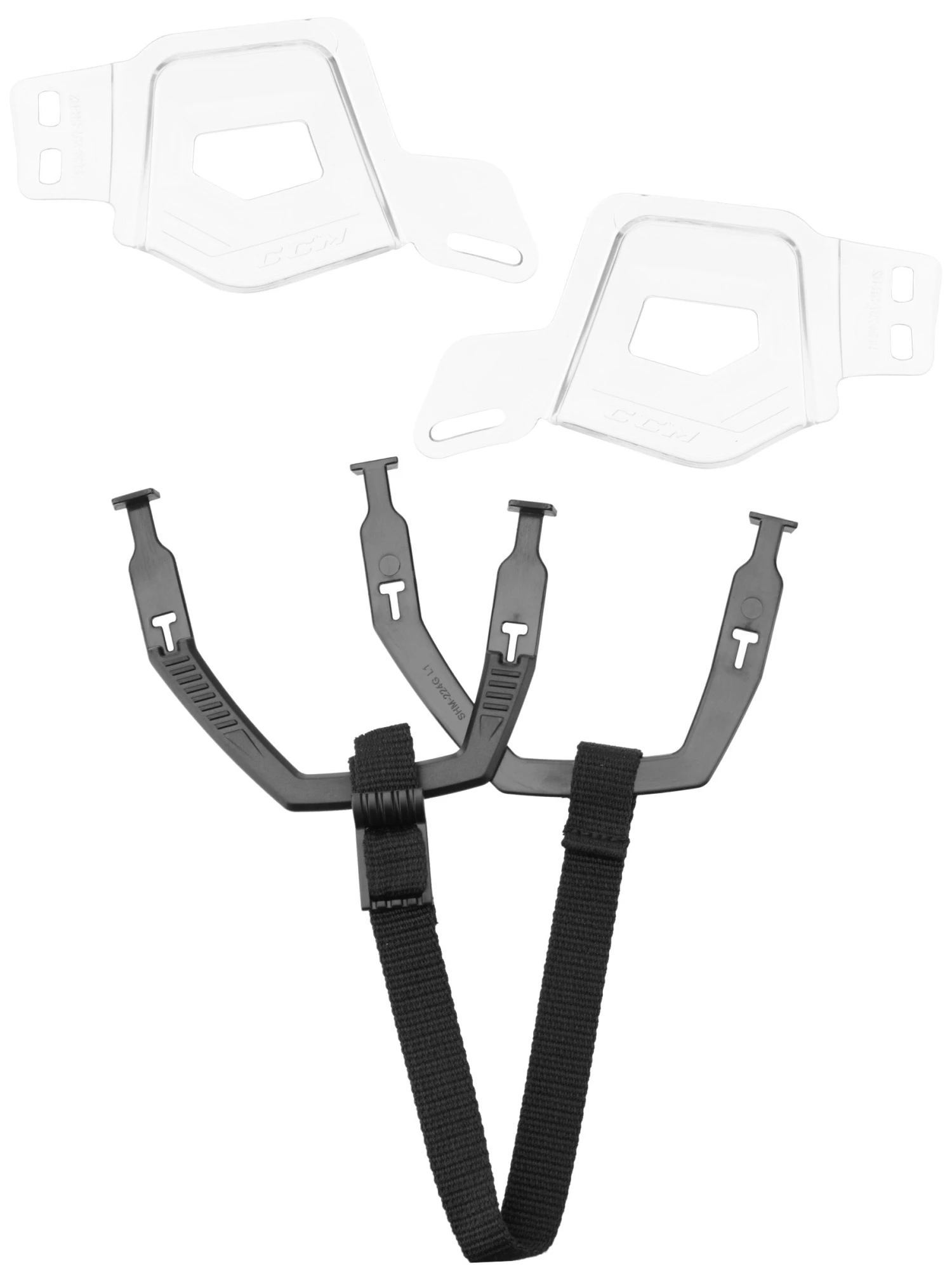 CCM Tacks Ear Cover, Ear Loop & Strap Black 3 CCM Tacks Ear Cover, Ear Loop & Strap Black