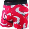 SAXX Platinum Boxer Brief Fly Red Cranes 2 SAXX Platinum Boxer Brief Fly Red Cranes -Pro Hockey Gear saxx platinum boxer brief fly red cranes