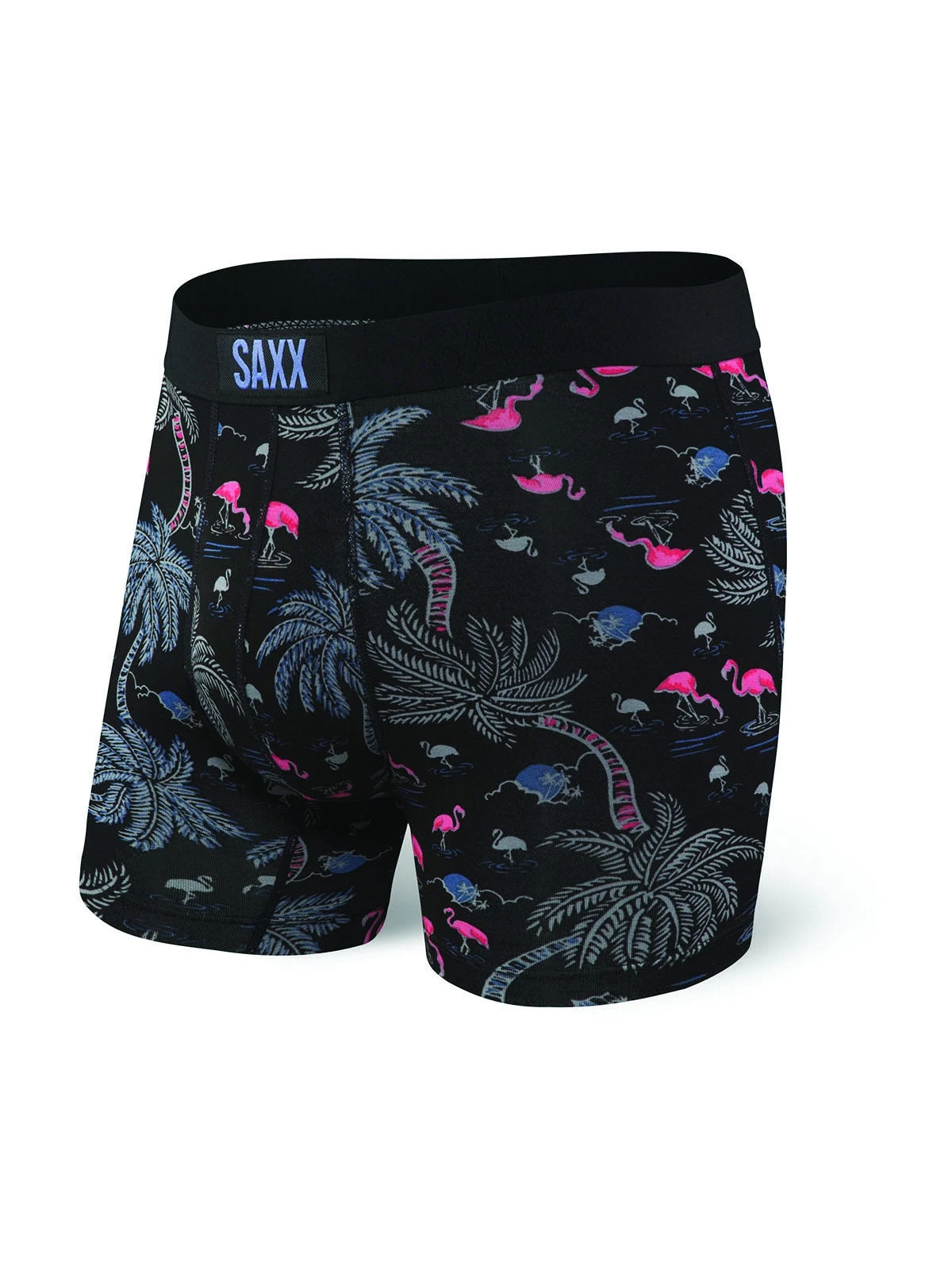SAXX Vibe Boxer Brief Black Flamingo Beach 3 SAXX Vibe Boxer Brief Black Flamingo Beach