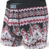 SAXX Vibe Boxer Brief Black Tribal Melt -Pro Hockey Gear saxx vibe boxer brief black tribal melt