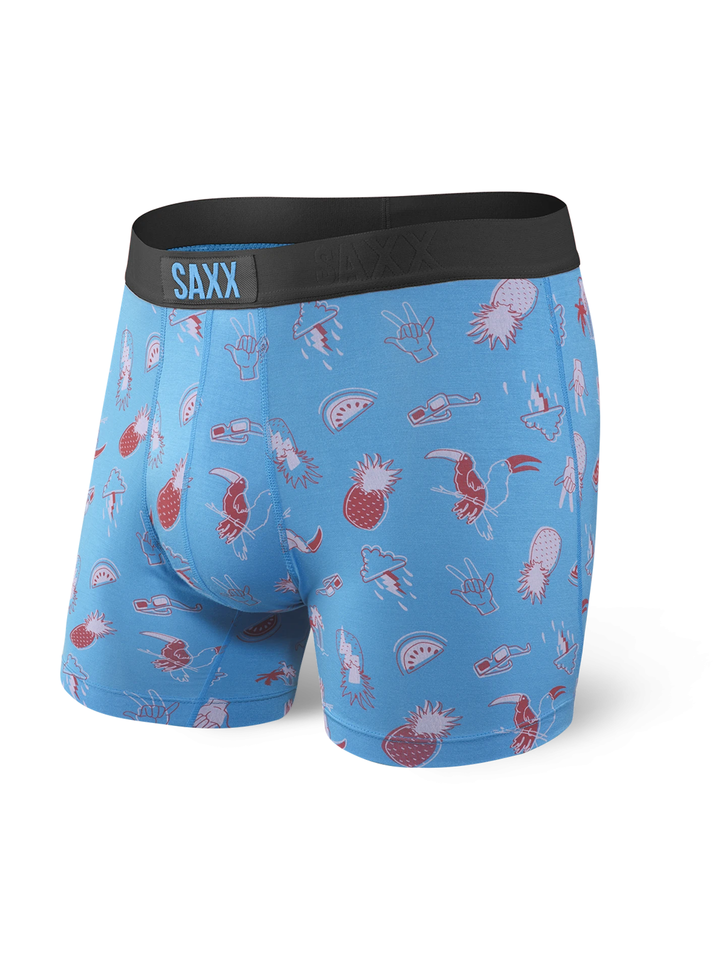 SAXX Vibe Boxer Brief Blue Escape 3 SAXX Vibe Boxer Brief Blue Escape