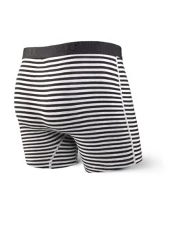 SAXX Vibe Boxer Modern Fit Black Hiker Stripe 5 SAXX Vibe Boxer Modern Fit Black Hiker Stripe -Pro Hockey Gear sxbm35 bks b
