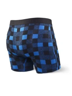 SAXX Vibe Boxer Modern Fit Royal Lumberjack Plaid -Pro Hockey Gear sxbm35 lrb b