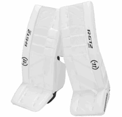 Warrior Ritual GT2 Junior Goalie Pads (w/ Knee Pads) -Pro Hockey Gear warrior ritual gt2 junior goalie pads white
