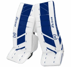 Warrior Ritual GT2 Junior Goalie Pads (w/ Knee Pads) -Pro Hockey Gear warrior ritual gt2 junior goalie pads white blue